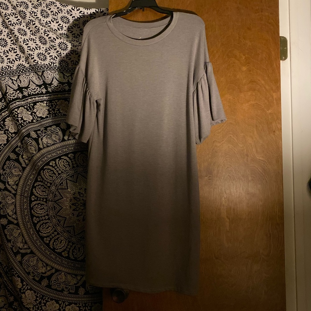 Grey Anthropologie Dress